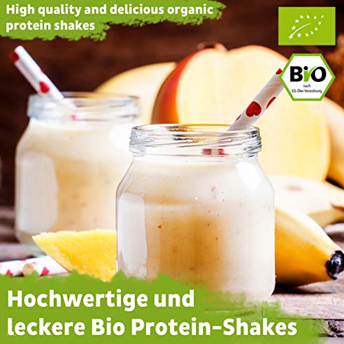 BIO-Whey-Protein-Pulver-Mango-aus-Deutschland-ohne-Soja-Hochwertige-Eiweiss-Shakes-Bio-zertifiziert-650g-Bio-Eiweiss-Pulver-aus-Premium-Molkenprotein-Pulver