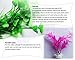 WOO-WIN Large Aquarium Decorations Plants, Fish Tank Artificial Plants Derorations, Red, Purple, Green, be Used for Fairy Garden, 15.7 Inch, 4 Pieces