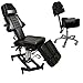 InkBed New Pantented Package Client Tattoo Massage Bed & Artist Ergonomic InkStool Back Support Chair Studio Equipment