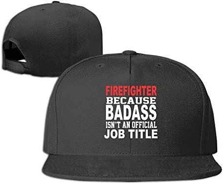 Firefighter Because B A Isn't Official Job Title Baseball Snapback Cap Black