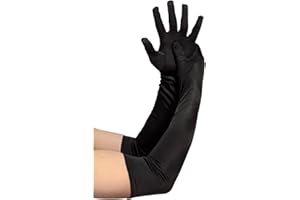 MDSTYLE Long Opera Gloves for Women - 20s Party Costume - Elbow Length Tea Party Satin Gloves - Princess Accessories