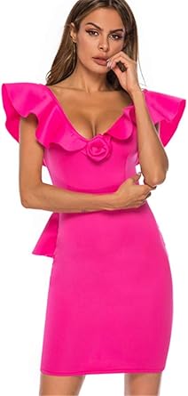 red bodycon dress amazon