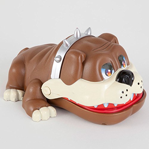 Bits and Pieces - Hungry Snappy Dog Game - Dentist Game - Classic Biting Hand Game-Catch Me Game, Vicious Dog Attack, Fun Game - Measures 6-1/2" long x 5-1/2" wide x 3" tall