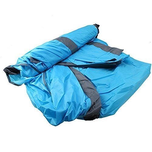 Hasika 15.7 x 15.7 Ft Outdoor Sunshade Basecamp Shelter Tripod Beach Shelter Canopy Fiberglass Poles Family Triangular Sun Shade Camping