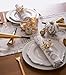 DII 100% Cotton, Machine Washable, Printed Metallic Table Runner For Parties, Christmas & Holidays - 14x108