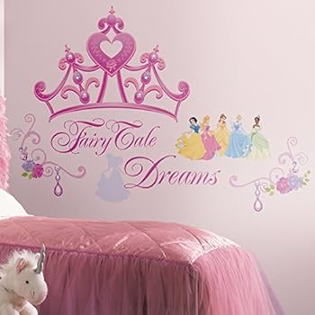 RoomMates Disney Princess and Princess Crown Peel and Stick Giant Wall Decals - RMK1580GM
