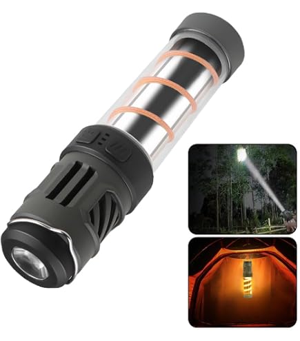Daffodil LEC600 Campinglampe – Wiederaufladbar, 3600mAh Powerbank, 3 Lichtmodi, IPX6, 42 LEDs