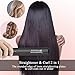 Jinri Titanium Flat Iron, Professional 1 Inch Ceramic Hair Straightener Auto Shut Off Anti Scald Straighten & Curl with Adjustable Temperature LED Digital Display and Salon High Heat 285℉-450℉ Blackthumb 1
