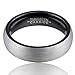Tungsten Ring Mens Wedding Band 4mm/6mm/8mm Black/Rose Gold Plated Matte Finish Brushed Polish/Beveled/Edge Comfort Fit