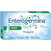EnterogerminaKids (20 Vials) 1-Pack, Ready-to-Use Liquid Vials for Kids, 20 Individual Single-Use Vials, Gluten Free, Lactose Free, Sugar Free