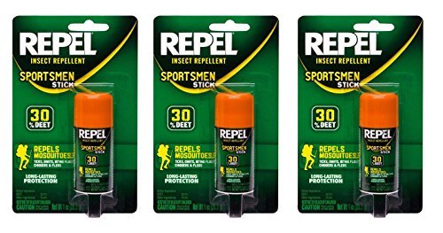Repel 94119-1 Sportsmen Insect Repellent Stick, 1-Ounce, Pack of 3 (PACK OF 3)