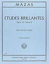 Mazas Jacques Fereol Etudes Brillantes, Op. 36, Book 2 - Viola solo - by Louis Pagels International
