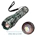 BlueFire Forest Camo Flashlight 1200LM XML-L2 Handheld LED Flashlight with Adjustable Focus and 5 Light Modes, Outdoor Water Resistant Torch, Powered Tactical Flashlight