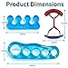 Toe Separators Gel Toes Corrector Straighteners Toe Spacers Pedicure for Yoga Bunion Hammer Toes for Women