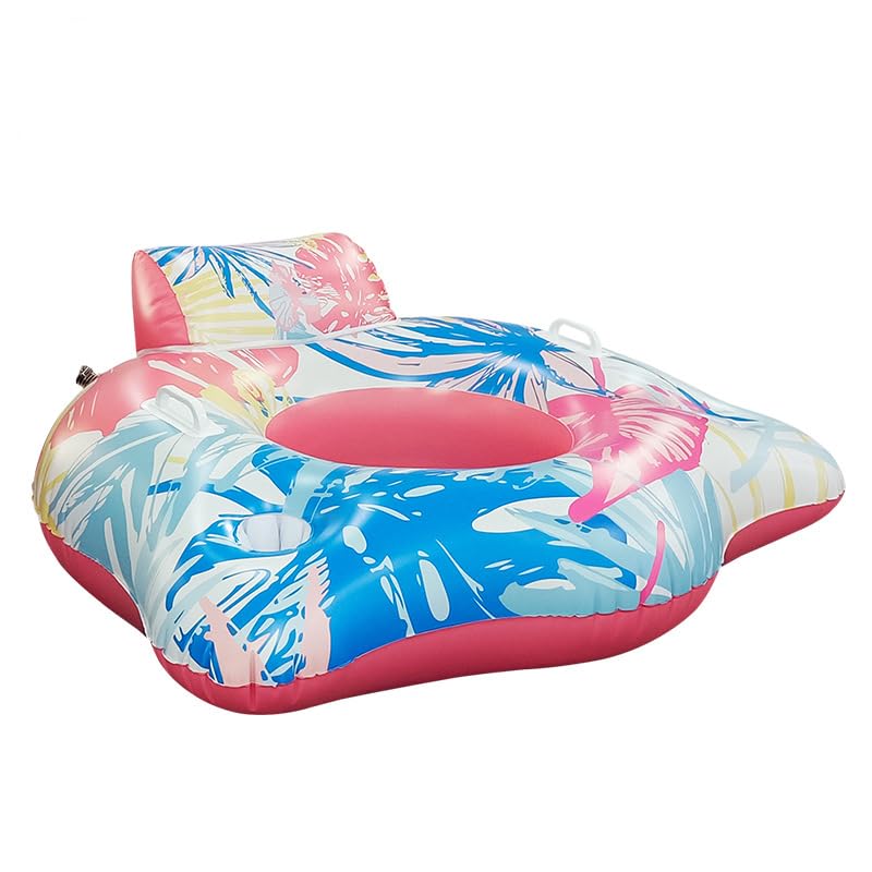 suokoun Inflatable Swimming Chair - Perfect for Pool Parties and Beach Days - 115 x 110 x 56 cm