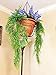 Outgeek Artificial Hanging Plants, 2PCS Artificial Green Ivy Vine Artificial Shrubs Hanging Vine Plant for Home Garden Outdoor Wall Decoration