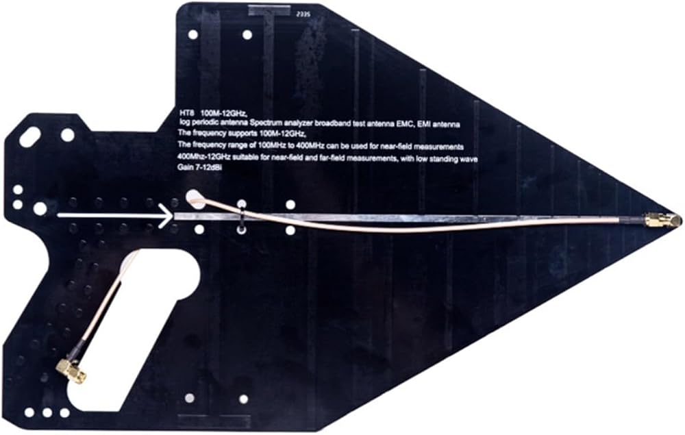 Lily Brown Logarithmic Periodic Antenna 0.1-12GHz High Gain Radio Detection
