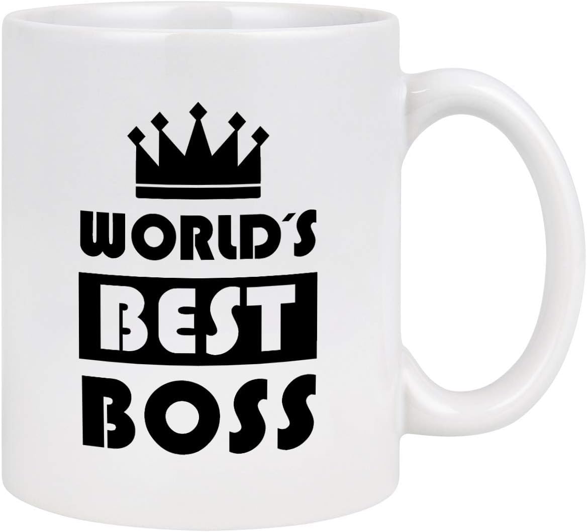 WTOMUG Worlds Best Boss Mug The Office Best Boss Mug Boss Day Mugs