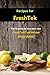 FreshTek Leak Proof Fruit Infuser Water Bottle, Large 32 Oz