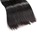 Brazilian Straight Hair 3 Bundles Grade 7A Unprocessed Virgin Human Hair Weave Extensions Natural Color Length (10 12 14inches)