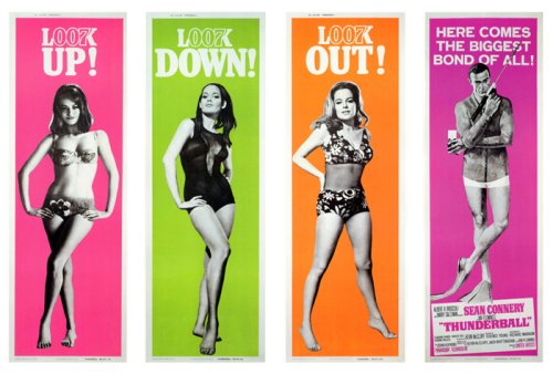 Pop culture graphics thunderball 27x40 movie poster