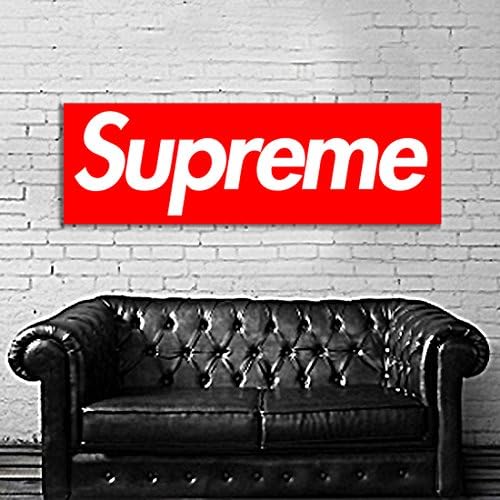 #04 Poster Mural Supreme 20x60 inch (50x150 cm) on 8mil Paper