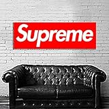 #04 Poster Mural Supreme 20x60 inch (50x150 cm) on 8mil Paper