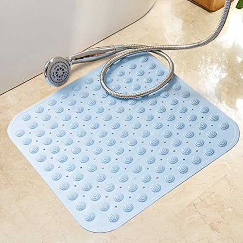 Pvc environmental protection shower non-slip mat Shower floor mats Bathroom mats Bath cup massage mat Tasteless mat-C 65x65cm(26x26inch)