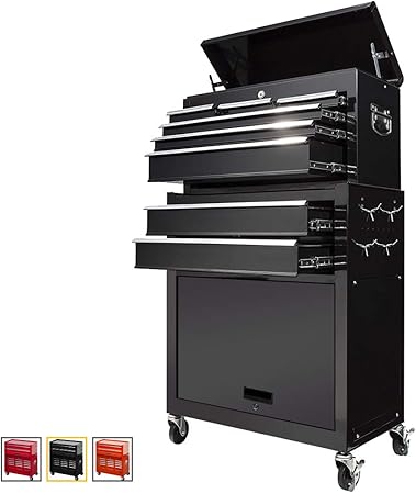 Amazon Com Large Capacity Rolling Tool Chest Detachable Tool