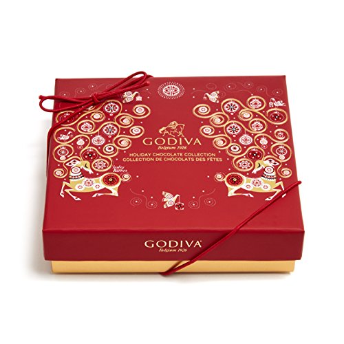 Godiva Chocolatier Assorted Chocolate Holiday Gift Box MenuCulture