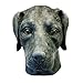 Off the Wall Toys Black Labrador Retriever Dog Costume Face Mask Kennel Club