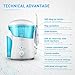 Lavany Water Flosser Portable Family Oral Irrigator with UV Sterilizer, 600 ml High-Volume Reservoir, 7 Water Flosser Nozzles (LV01)
