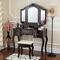 Fineboard Vanity Table, Brown