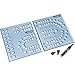 XL Cribbage Board Templates, 1/4 in Hole