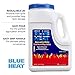 Blue Heat Snow and Ice Melt - 12 Pound Easy Pour Jug - Industrial Grade Heat Generating Rock Salt Pellets - Calcium Chloride and Magnesium - Blue Tint - Concrete Safe - Works in -25° F