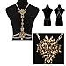 Holylove Body Chain Necklace Women Novelty Body Jewelry 1 PC Gift Box - HLBN113 Set