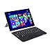 MoKo Wireless Bluetooth Keyboard with Touchpad for Microsoft Surface Pro 3 12 Inch Tablet, Black