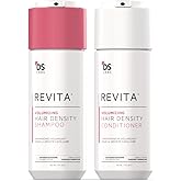 DS Labs Women's Revita Volumizing Shampoo & Conditioner - For Fine, Flat, Thinning Hair, Weightless Root Lift, Supports Hair Density, Sulfate-Free, Color-Safe (205 mL Each, 2 Count)