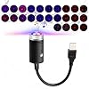 USB Car Roof Star Projector Night Light Sound Activated LED Interior Lamp, 9 Functional Modes- 24 Lighting Effects…