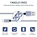 Cordking Micro USB Cable,3Pack 3FT Nylon Braided High Speed 2.0 USB to Micro USB Charging Cables Android Fast Charger Cord for Samsung Galaxy S7 Edge/S6/S5/S4,Note 5/4,HTC,LG,Tablet (Gray White)