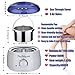 Multifunctional Electronic Mini Wax Warmer Household Melting Paraffin Hand Facial Waxkiss Heater