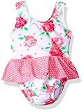 Sea Me Swim Baby Rosey 1pc Swimsuit with Built in Diaper