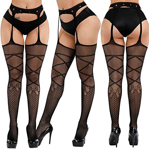 Confezione-da-5-stili-da-donna-sexy-lingerie-maglia-Babydoll-Stretch-pigiameria-collant-calze-regalo-per-fidanzata