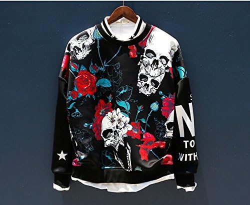 Amazon 原宿デザイン トレーナー ラウンドネック 野球トレーナー メンズ トレーナー スエット カジュアル トラベル 長袖 通学 通勤 デート 学校 トラベル 旅行 仕事 デート トレーナー パーカー 通販