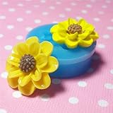 012LBH Kawaii Cute Sun Flower Fondant Silicone Mold for Cake Cookie Decorating Chocolate Soap Epoxy Clay Fimo Clay