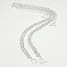 Aschic Women Crystal Bra Straps Sliver Double Row Rhinestone Shoulder Strap Replacement for Brasserie Tube Tops