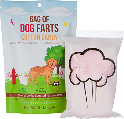 Bag Of Dog Farts Cotton Candy Funny Dog Lover Gift for All Ages Unique Birthday for Friends, Mom, Dad, Girl, Boy Funny…