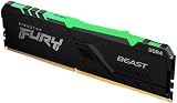 Kingston FURY Beast RGB 8GB DDR4 3600MT/s CL17 Desktop Memory Single Stick view 2