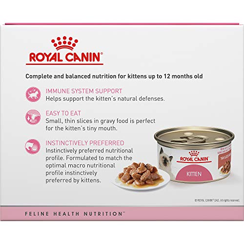 Royal Canin Feline Health Nutrition Thin Slices in Gravy Wet Kitten Food, 3 Ounce Can (6-Pack) - //medicalbooks.filipinodoctors.org