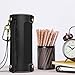 MoKo Carrying Case for JBL Flip 3 , Portable Speaker Cover PU Leather Protective Bag Sleeve Skins, with Holding Strap & Carabiner, Black